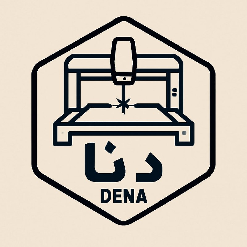 لوگو دنا برش - خدمات برش چرم و گالینگور تهران